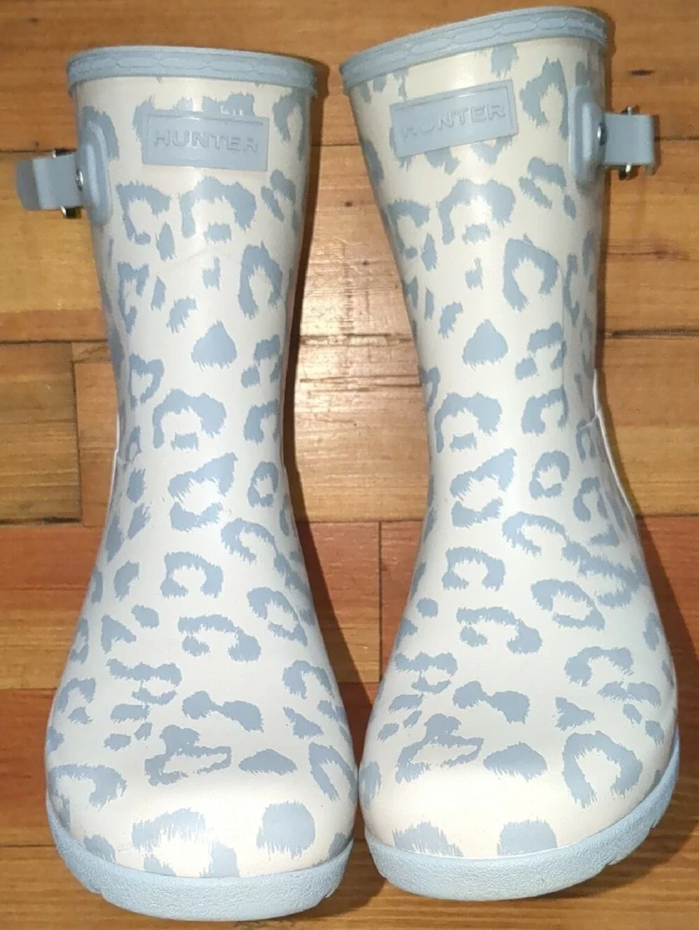 HUNTER - SIZE 10 - LEOPARD Short Rain Boots - **READ DESCRIPTION**